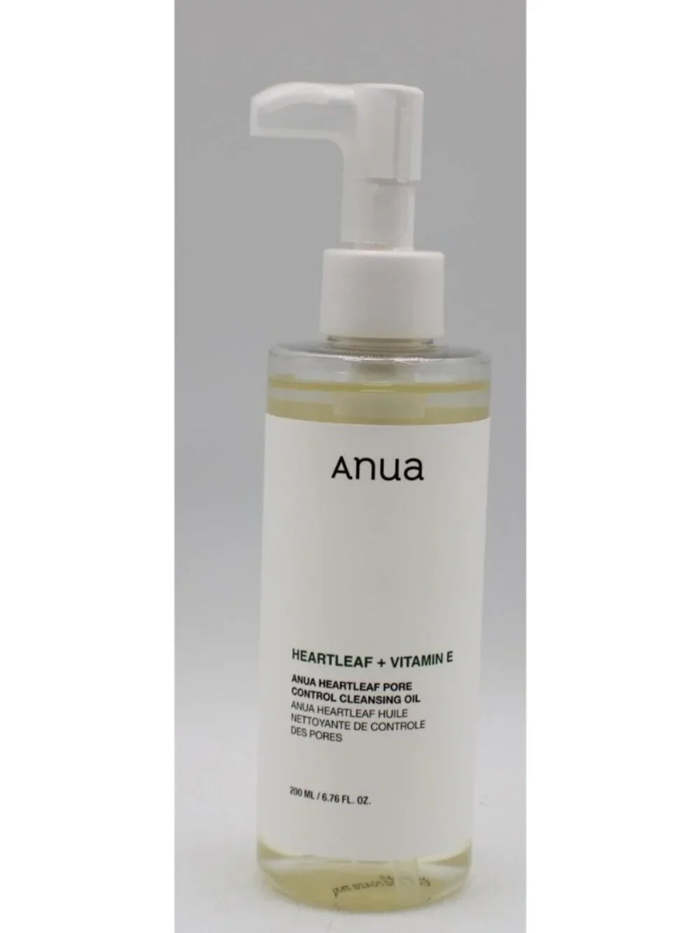 Anua Heartleaf Cleansing Oil Gentle Hydrating Impurity Remover 6.76oz Pump NEW